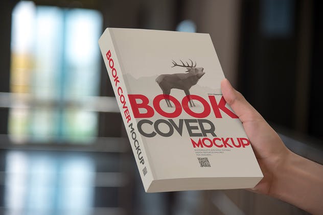书籍封面设计样机模板 Gorgeous Book Cover Design Mockups插图(1)
