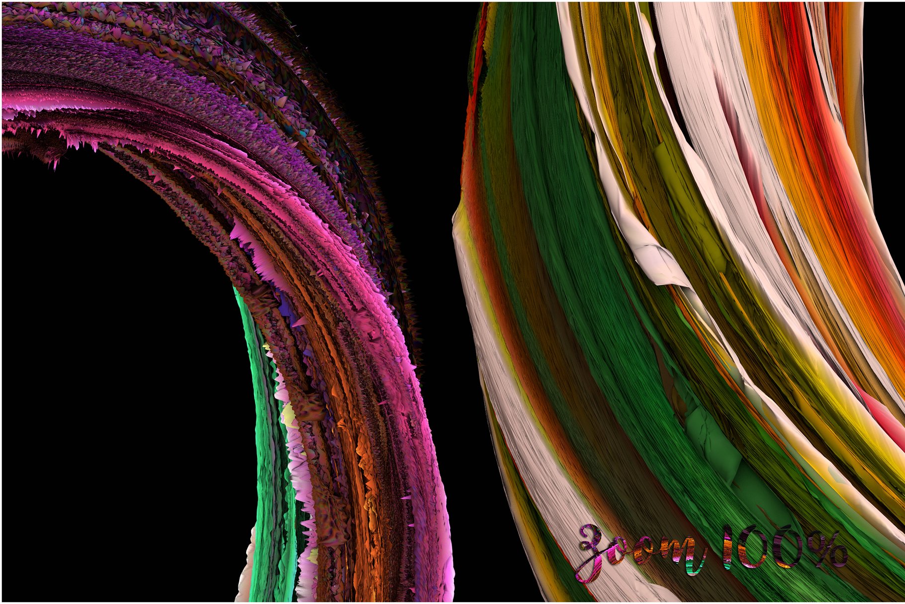 8K超高清分辨率混合油漆泼洒叠层背景 8K Displaced Colors插图(1)