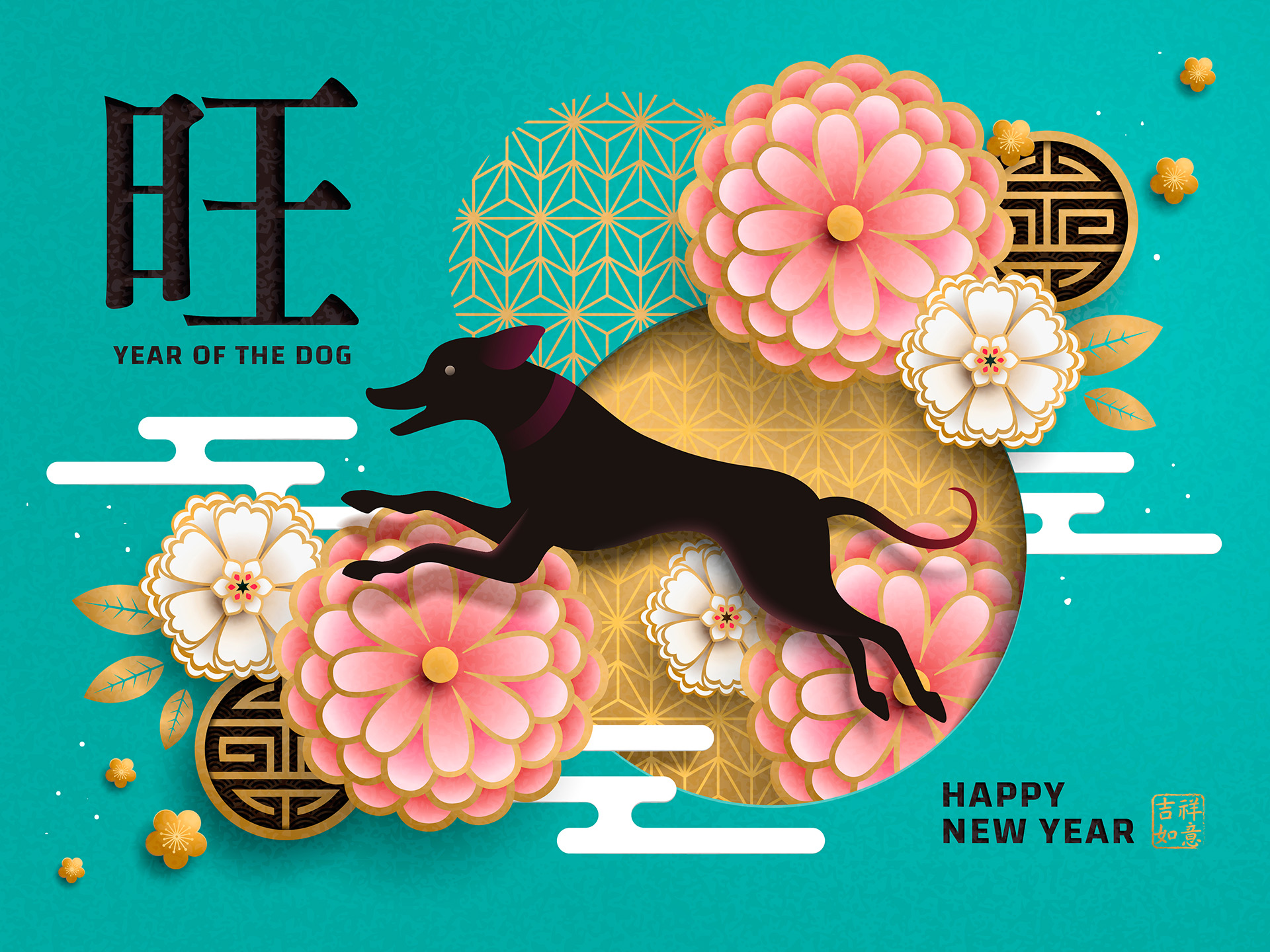 高品质中国传统春节新年元素素材EPS插图(12)