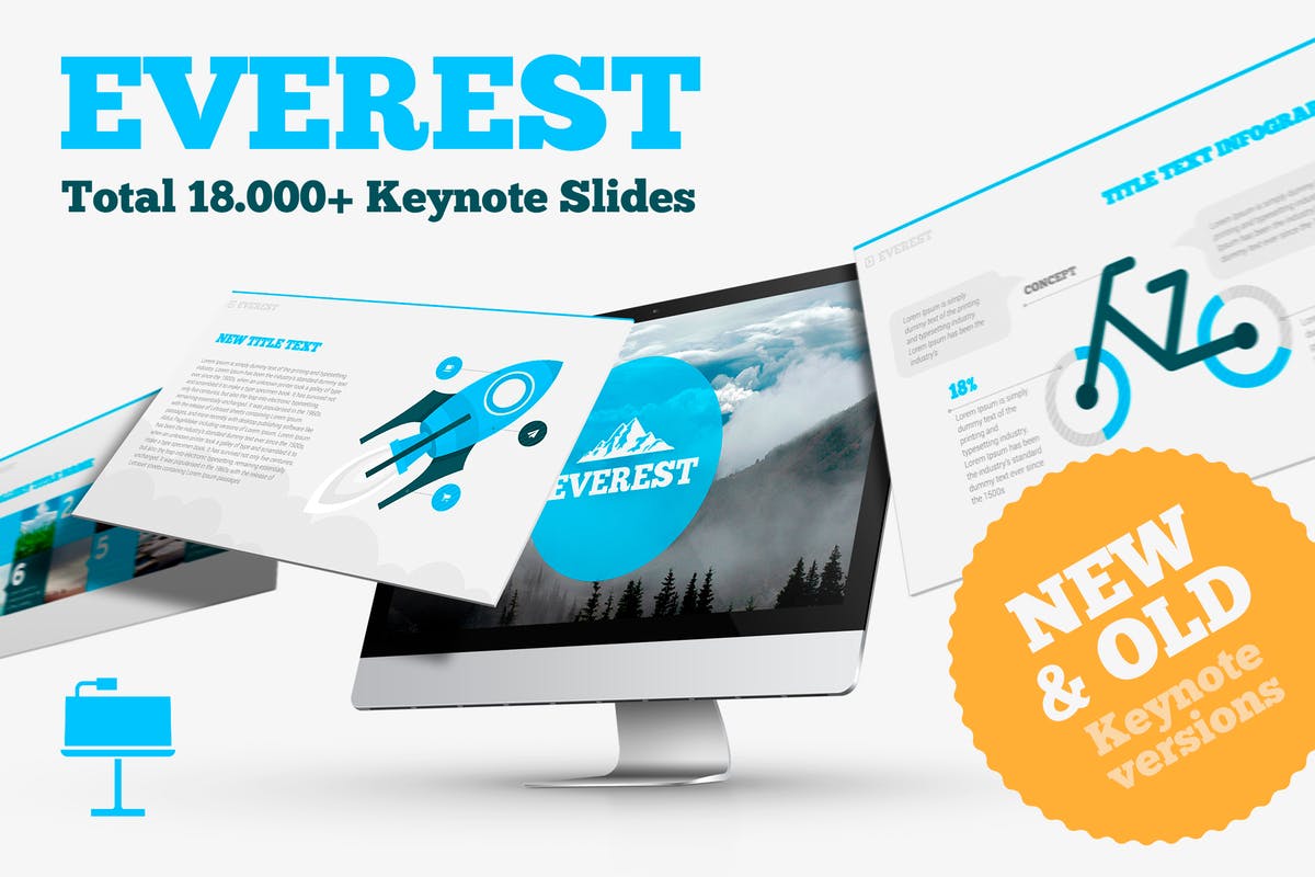 18000+页多用途商务企业主题Keynote幻灯片模板 Everest Business Keynote Template插图
