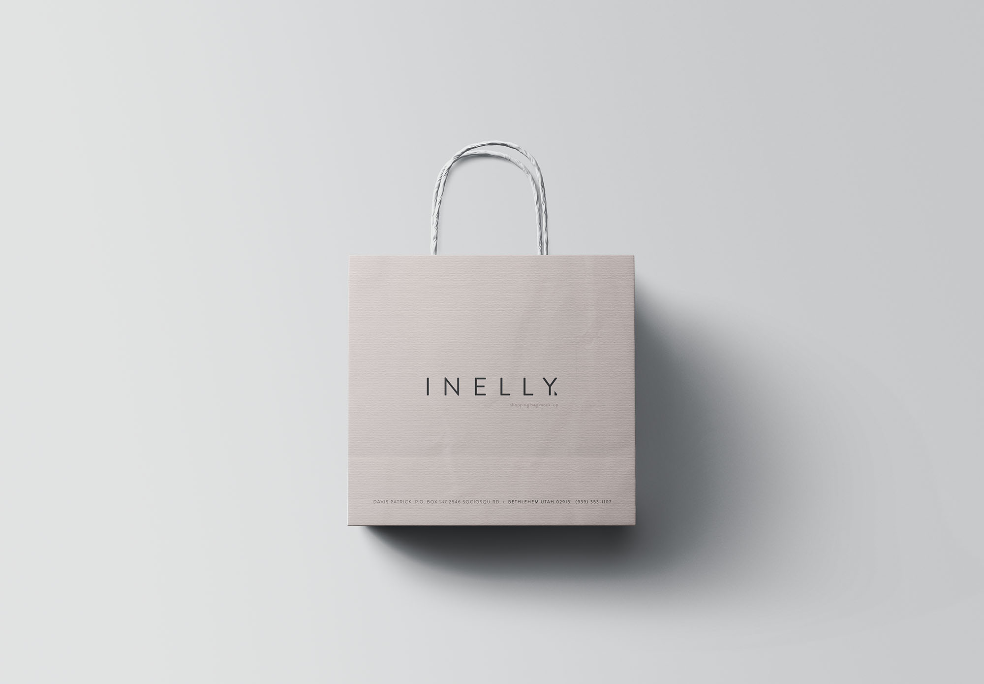 品牌商店购物纸袋设计效果图样机PSD模板 Paper Shopping Bag Mockup (PSD)插图(3)
