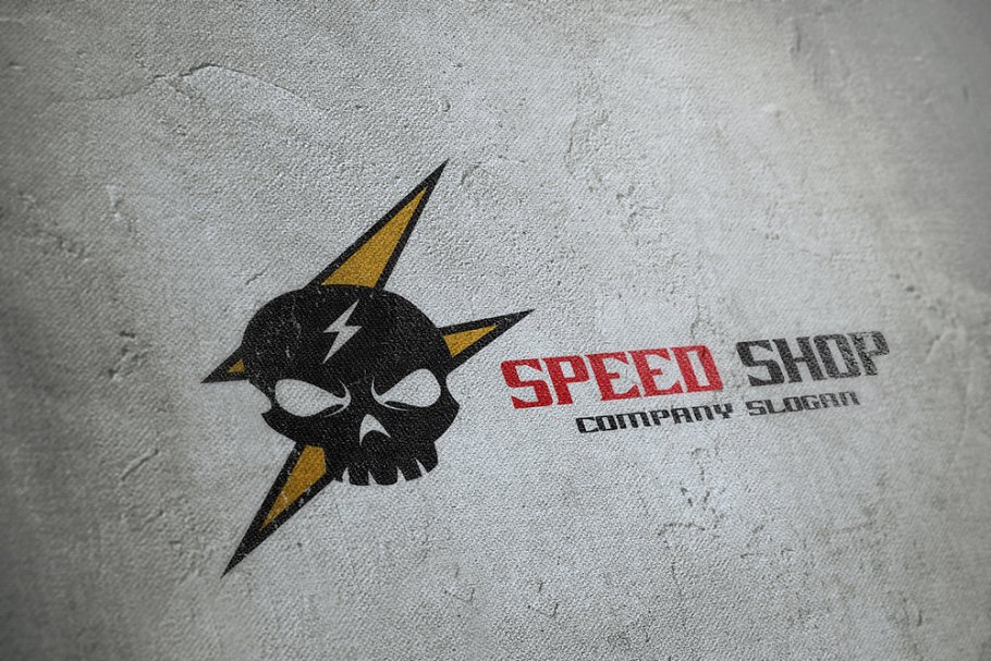 快递/速递企业Logo模板  Speed Shop Logo插图