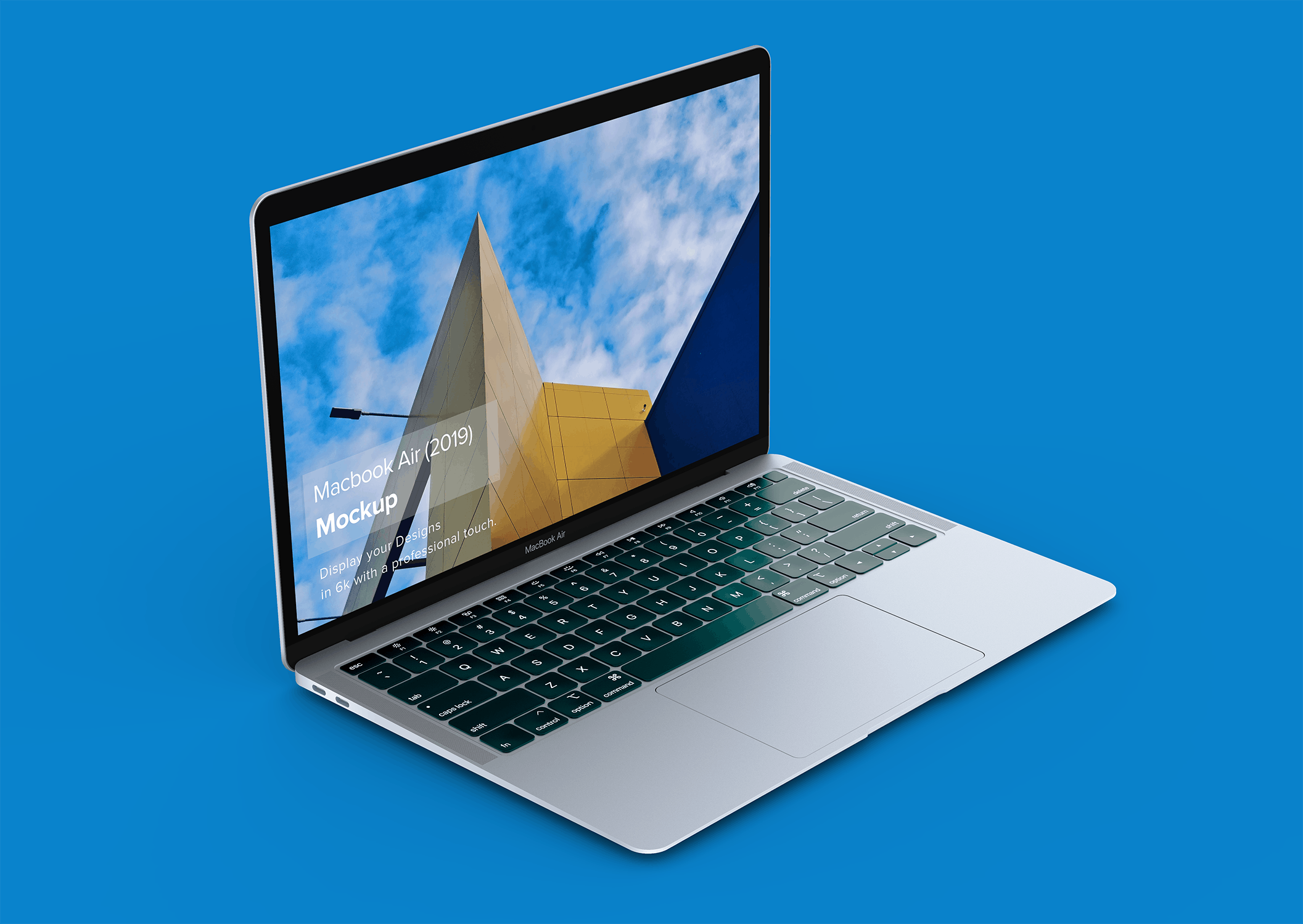 4K高清分辨率苹果超极本电脑MacBook Air样机 Macbook Air Mockup插图(1)