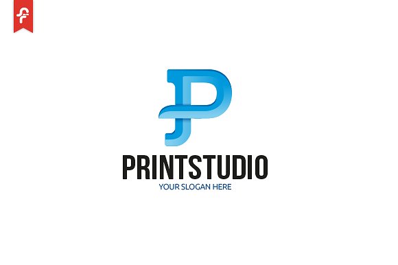 打印印刷业务Logo模板 Print Studio Logo插图(2)