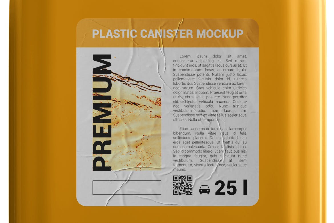 塑料化工桶设计效果图样机 Plastic Canister Mockup插图(5)