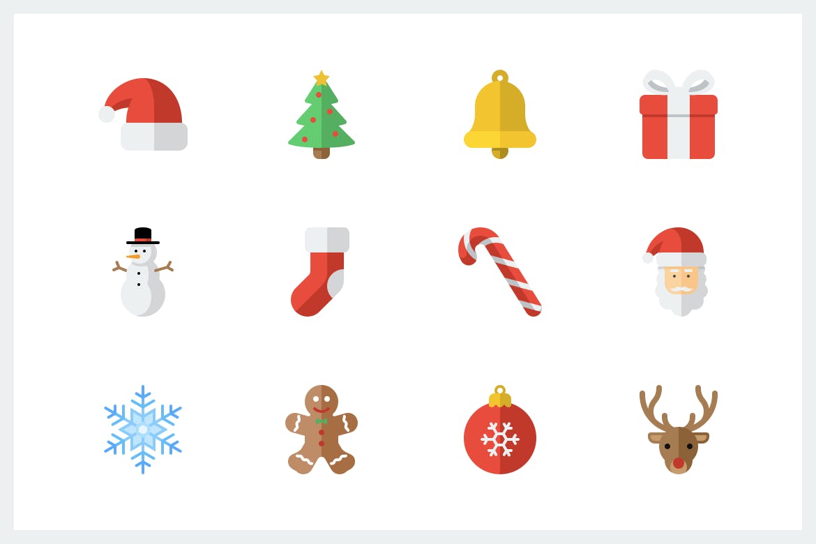 圣诞节主题多风格矢量图标素材 Christmas – Icon’t Event插图(2)