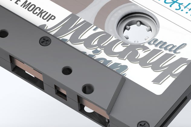 音乐卡带外观设计样机 Cassette Tape Mock-Up插图(5)