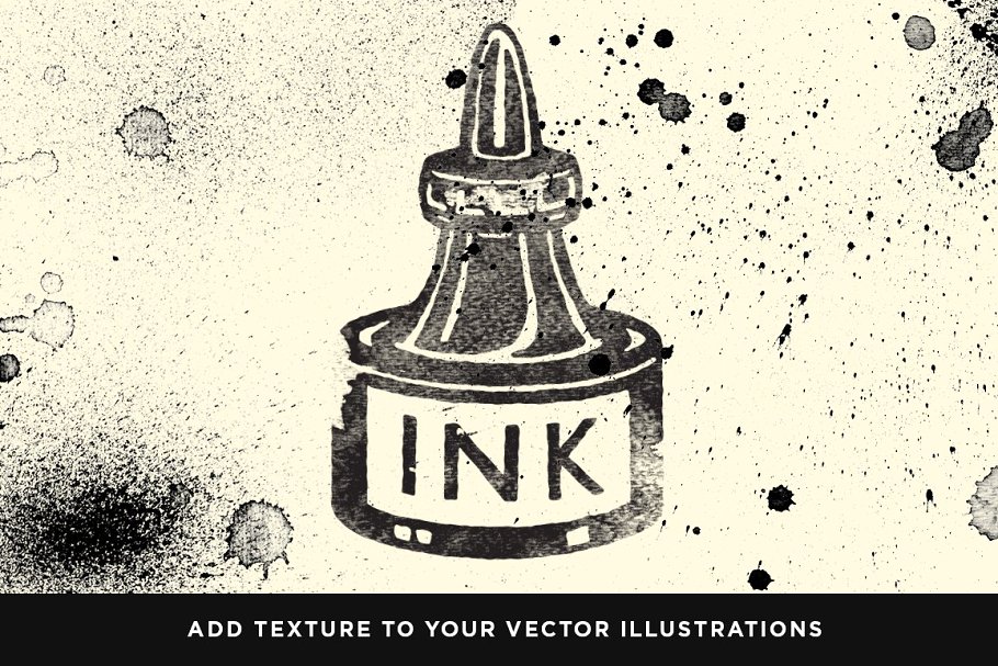 水洗墨水的魅力纹理合集[1.08GB] Dirty Ink | Ink Wash Textures插图(3)