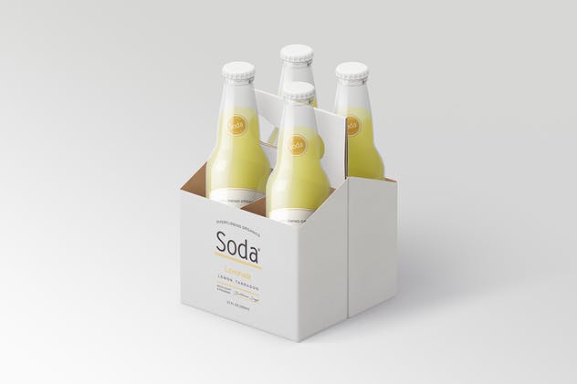苏打饮料瓶包装样机v1 Soda Drink Bottle Packaging Mock-Ups Vol.1插图(14)