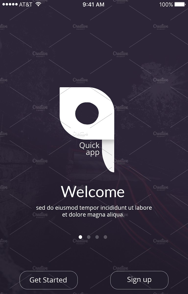 着陆页设计模版 QuickApp – Landing Page PSD Template插图(10)