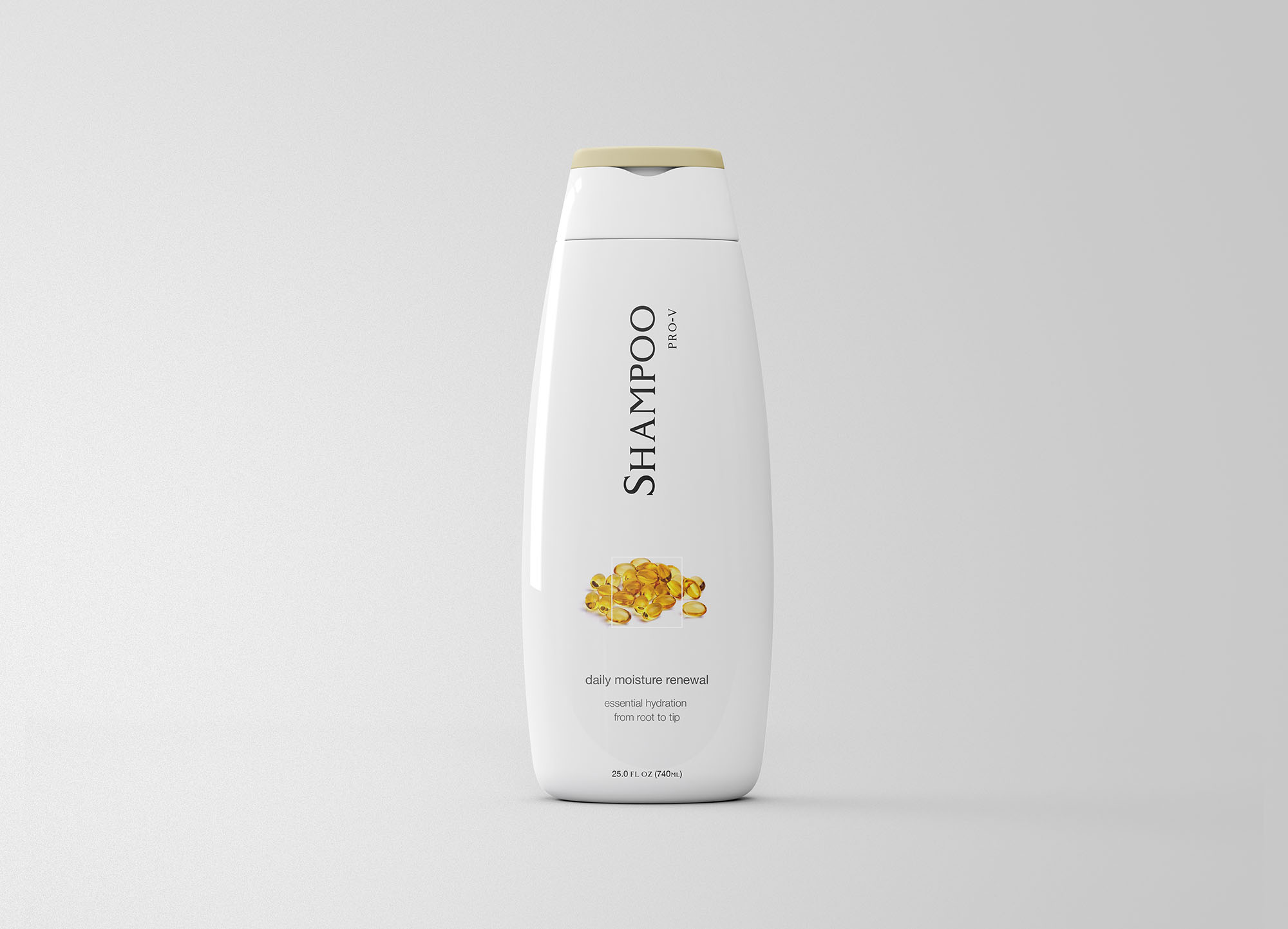 洗发水瓶塑料瓶包装外观设计PSD样机模板 PSD Shampoo Mockup插图