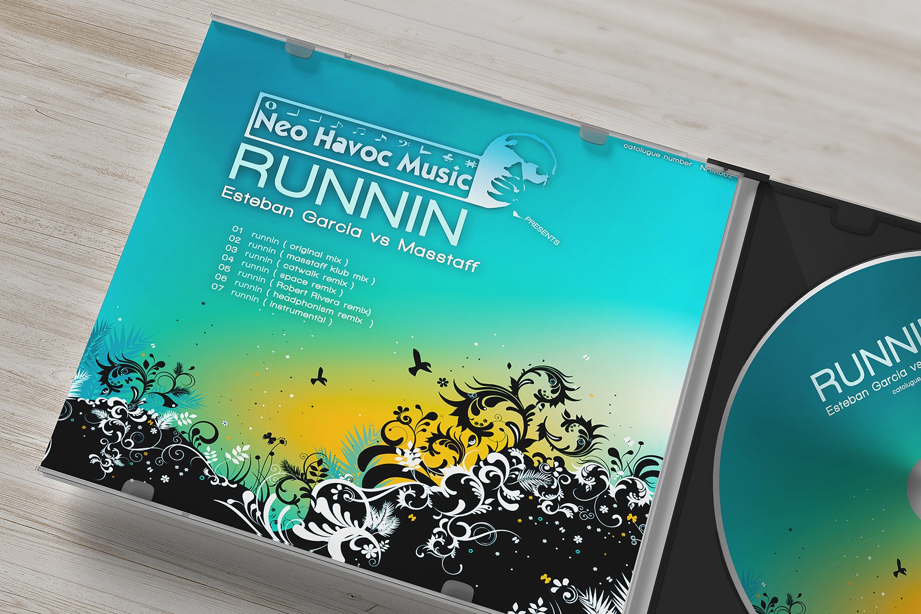 音乐CD包装及CD封面样机模板 Disc and Cases Mockups插图(3)