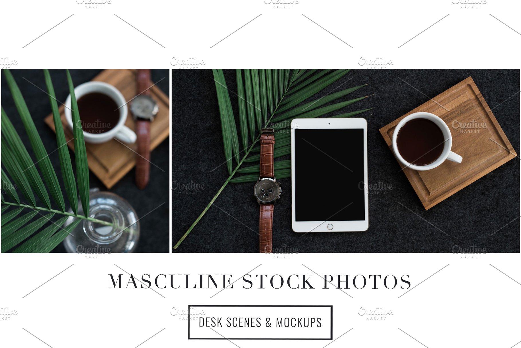 iPad办公场景样机模板 Masculine Stock Photos + iPad Mockup插图(5)