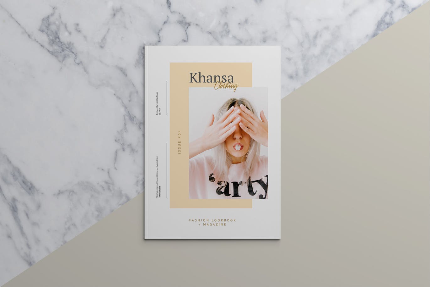 品牌时装/摄影/建筑行业产品目录&杂志设计模板 KHANSA – Fashion Lookbook & Magazine插图