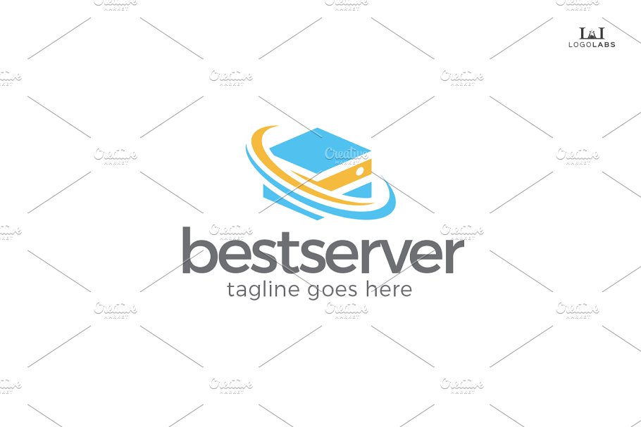 服务主题Logo模板 Best Server Logo插图