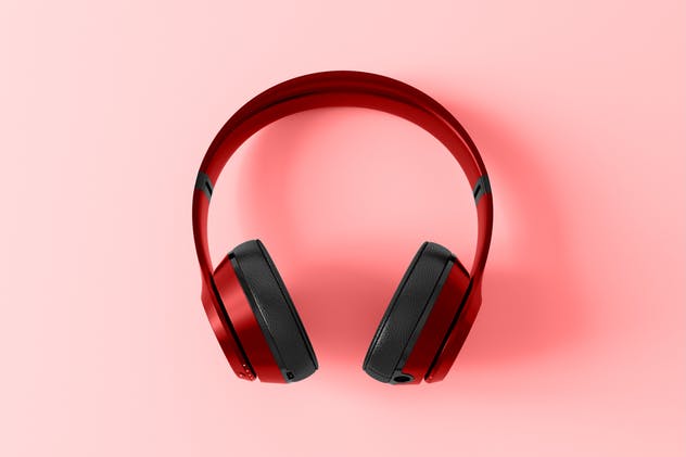 高品质头戴运动音乐耳机样机模板 Headphones Mockup插图(2)