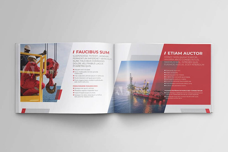 海上石油和天然气能源手册设计模板插图(3)