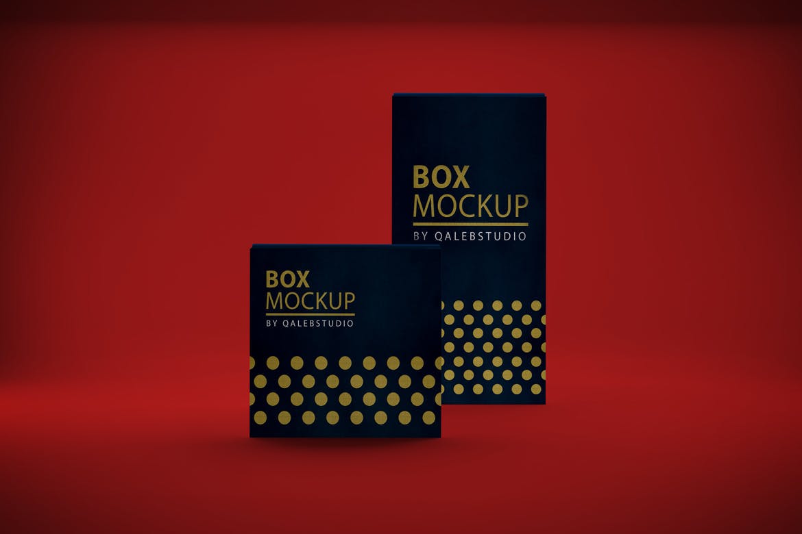 高端产品包装盒设计效果图样机模板 Boxes Mockup插图(5)