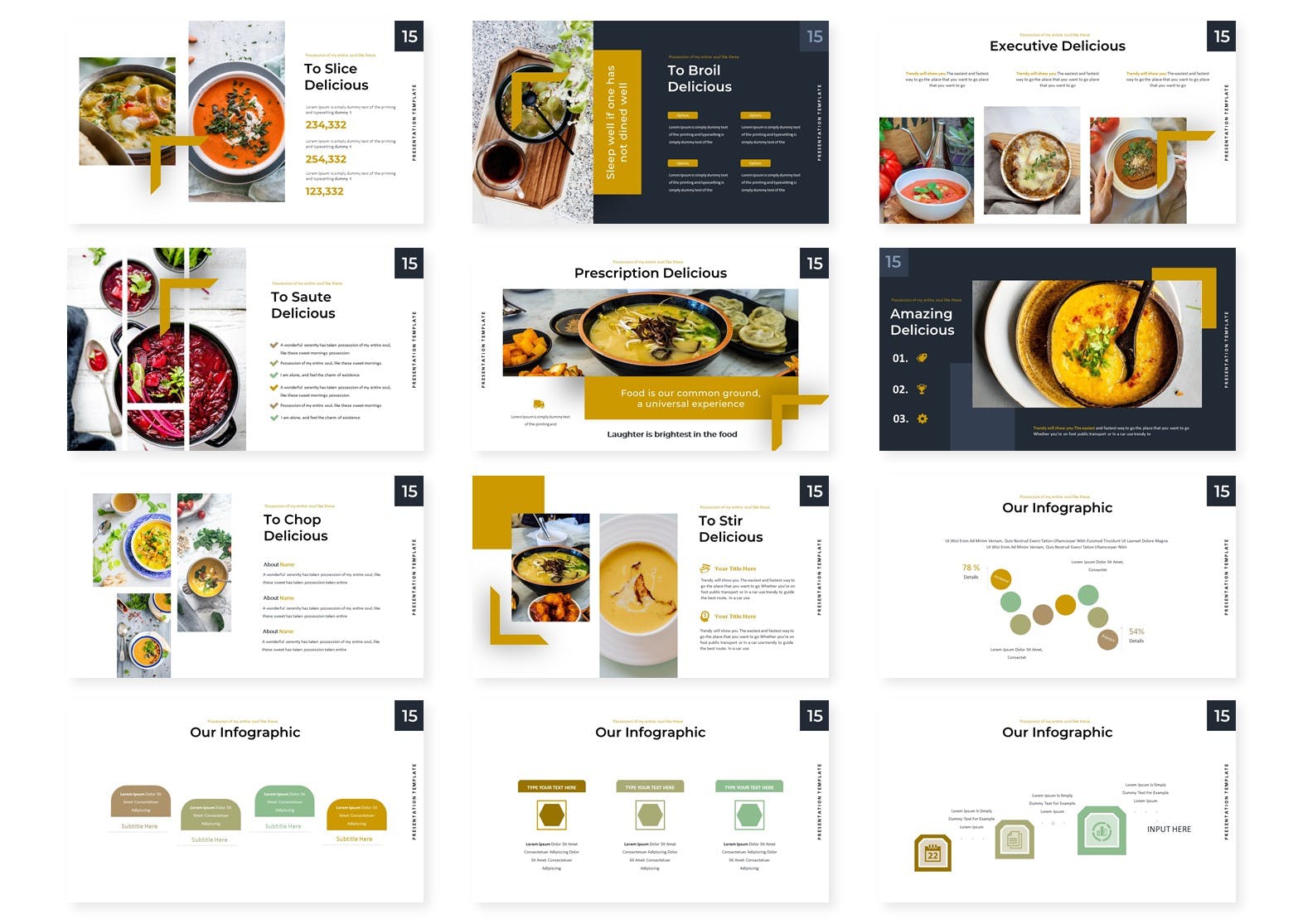 西餐厨师餐饮培训主题PPT幻灯片模板 Suppa – Powerpoint Template插图(2)