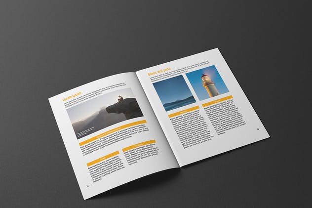 企业商务画册/目录样机 8.5×11 Brochure / Catalogue Mock-up插图(10)