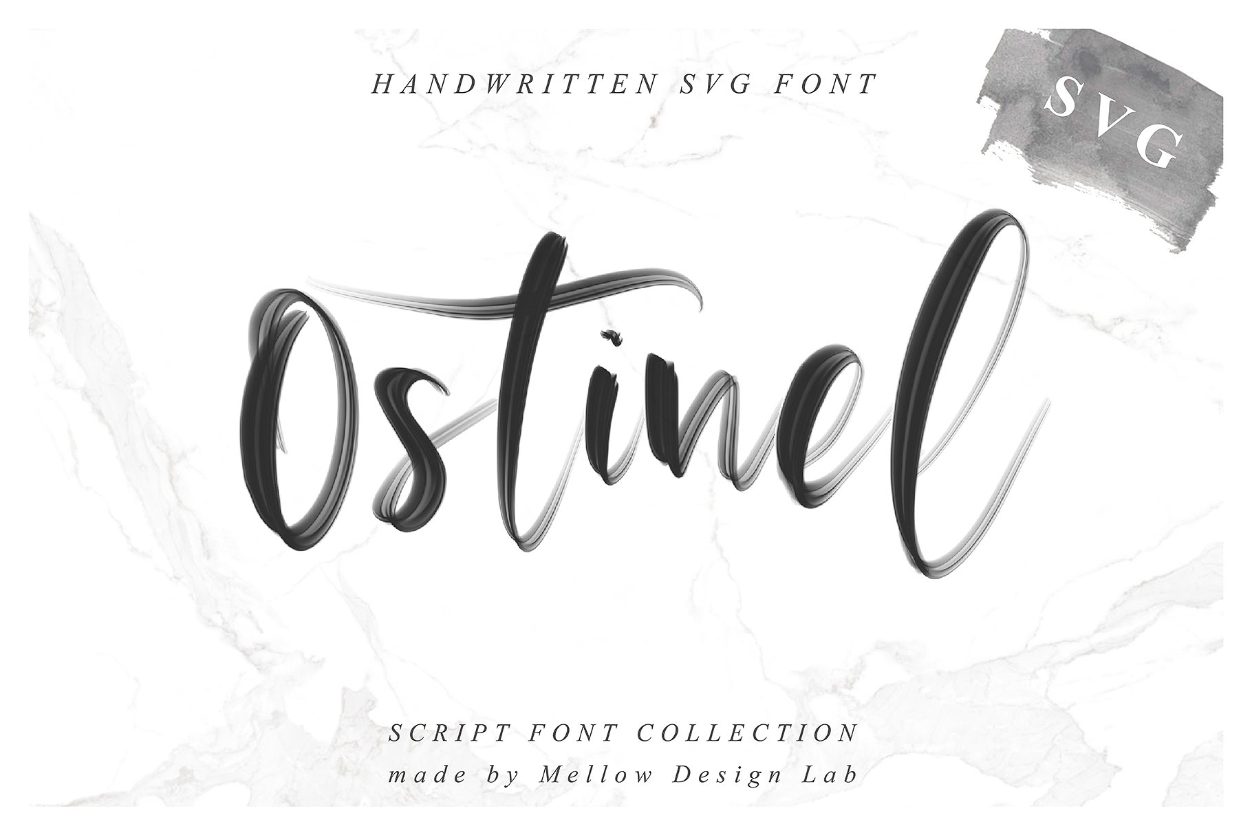 行云流水英文书法SVG画笔字体 Ostinel SVG Script Font插图(9)