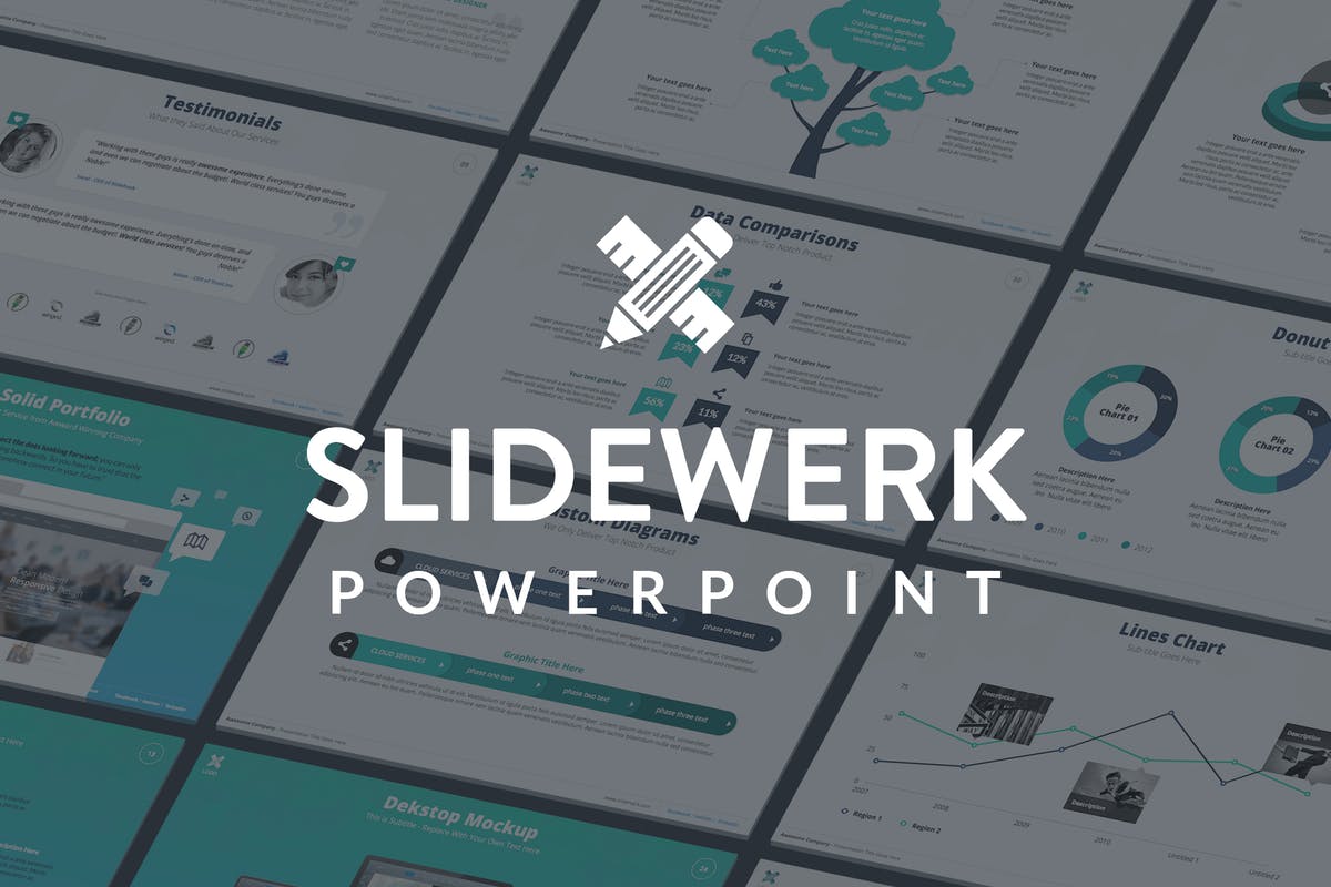 互联网项目路演项目营销规划PPT模板下载 Slidewerk – Marketing Powerpoint Template插图
