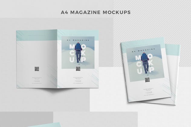43款个性独家杂志样机模板 43 Magazine Mockups Bundle插图(10)