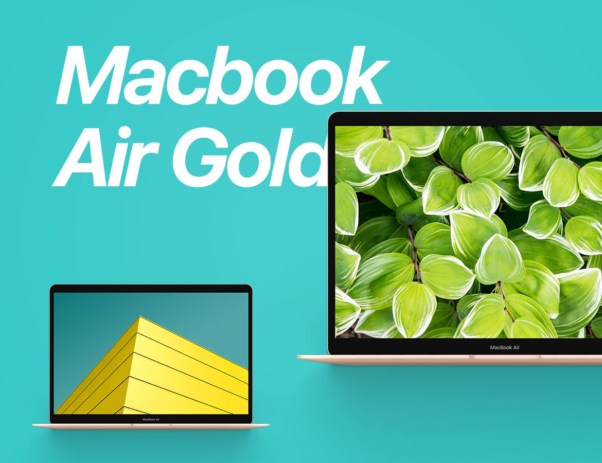 MacBook 2019网站UI设计预览样机模板 Macbook Mockup 2019插图(1)