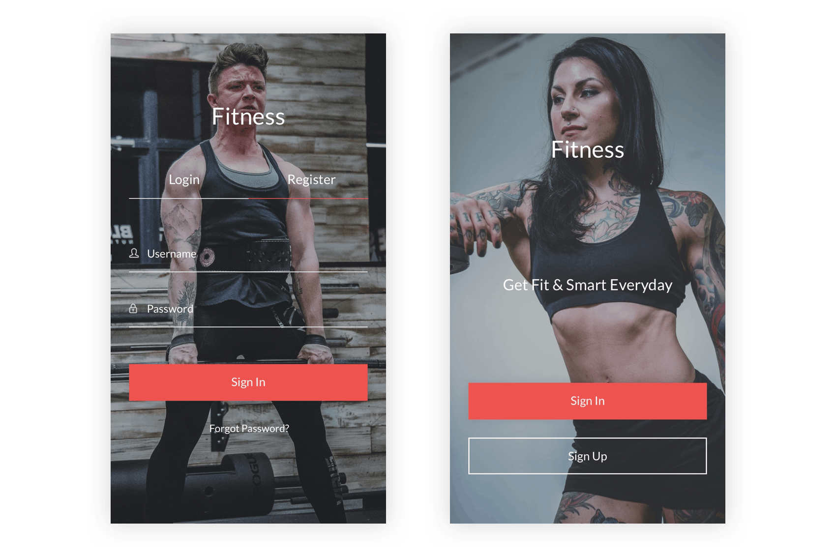 健身运动主题APP应用用户界面UI工具包[for Sketch] Fitness – Health, Workout & Gym UI Kit for Sketch插图(1)