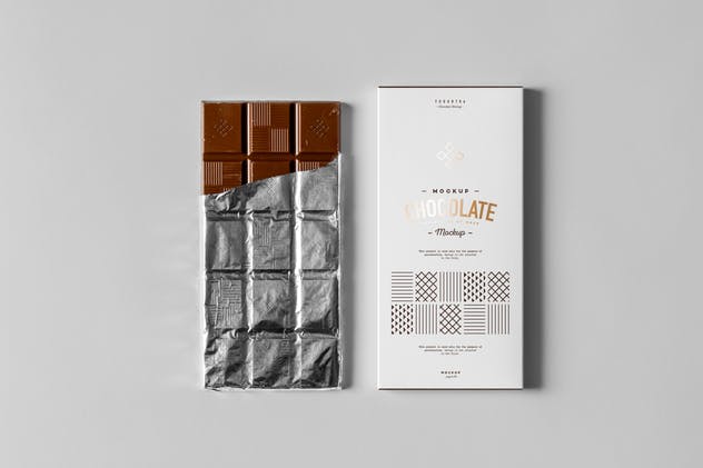 巧克力包装外光样机模板 Chocolate Mock-up插图(10)