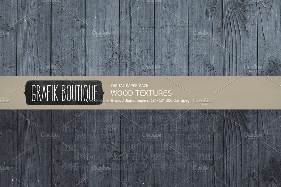 暗黑色真实木纹背景纹理 Wood textures rustic dark插图(1)