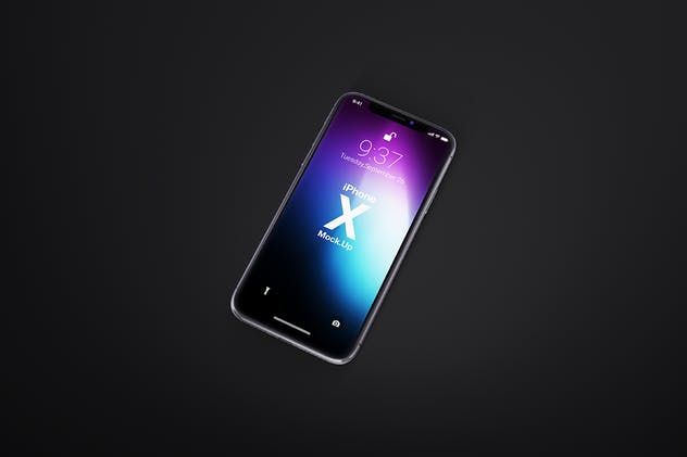 多角度iPhone X智能手机样机 Phone X Realistic Mock-Ups插图(5)