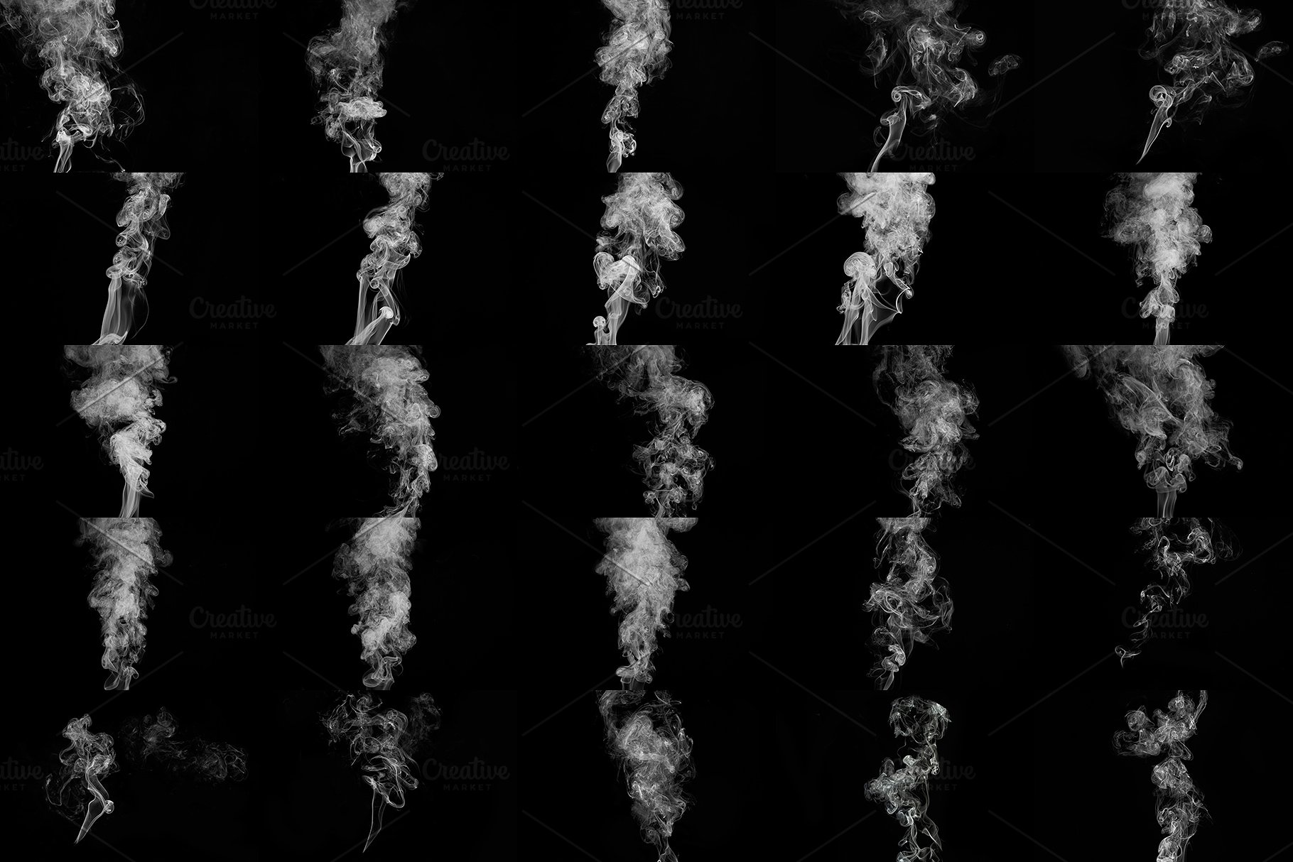 烟雾萦绕效果图层样式 Real Smoke-Fog overlay collection插图(2)