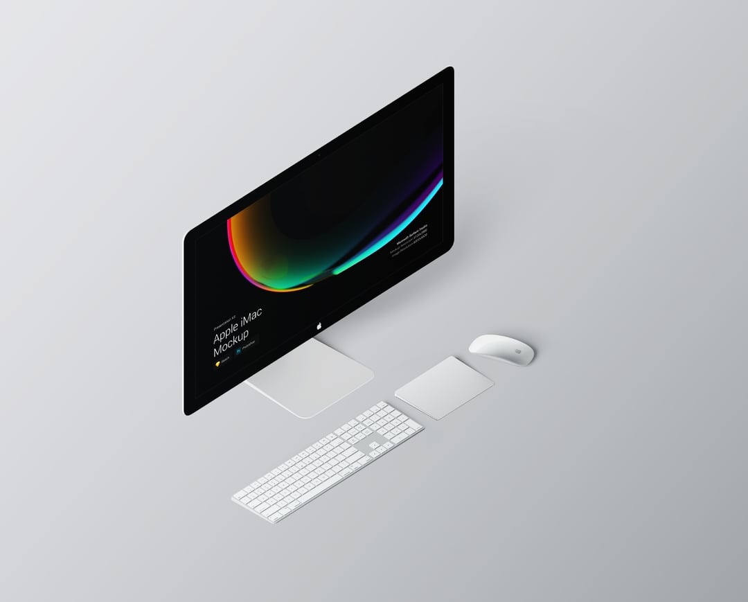 超级主流桌面&移动设备样机系列：iMac & iMac Pro系列一体机样机 [兼容PS,Sketch;共4.79GB]插图(11)