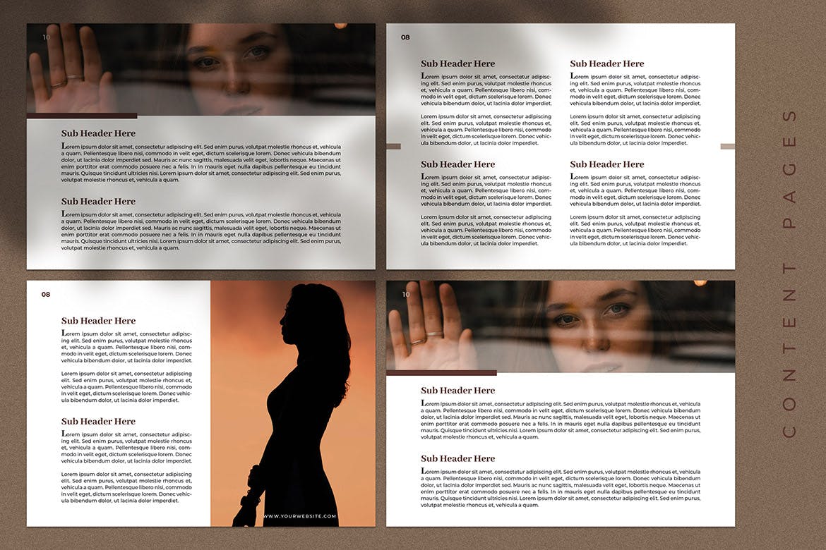 现代极简设计风格电子书设计模板 Modern eBook Templates插图(10)