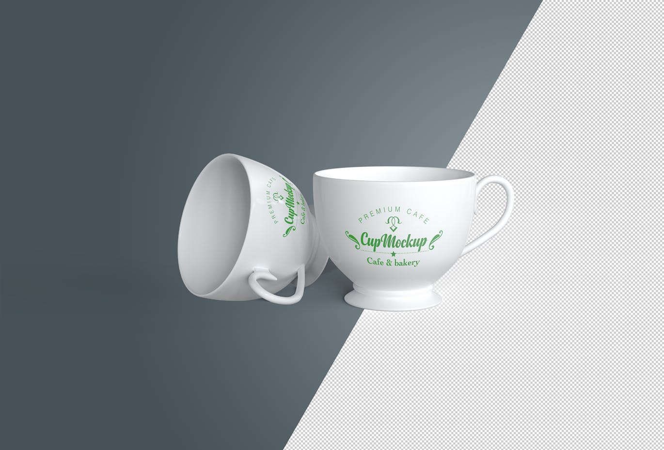 陶瓷茶杯咖啡杯外观设计样机模板v2 Cup Mockup 2.0插图(12)