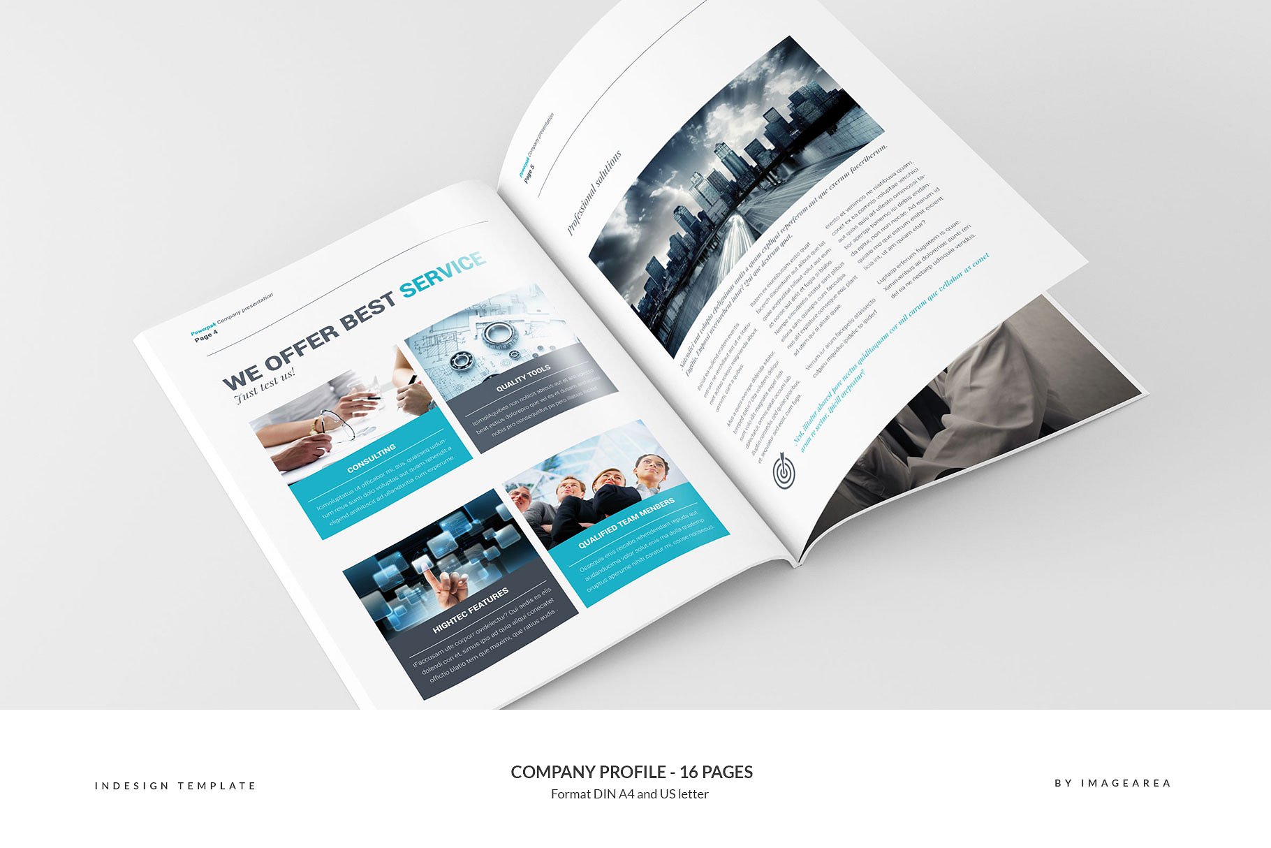 企业宣传画册设计模板 Company Profile – 16 Pages插图(3)
