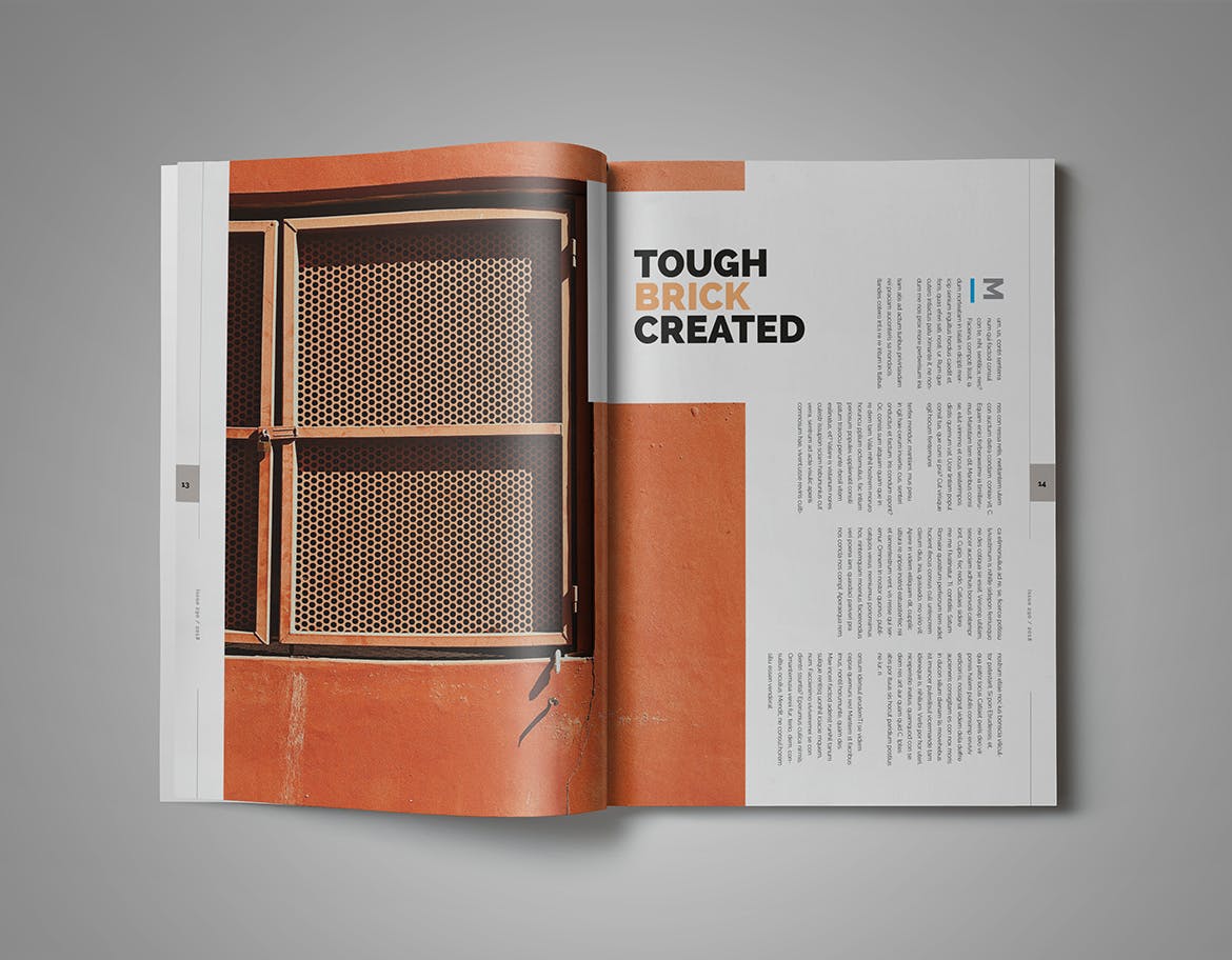 企业/金融/财经杂志设计INDD模板 InDesign Magazine Template插图(6)