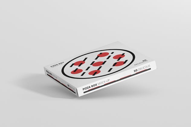 披萨配送外带包装设计样机模板 Pizza Box Mock-Up – Supermarket Edition插图(7)