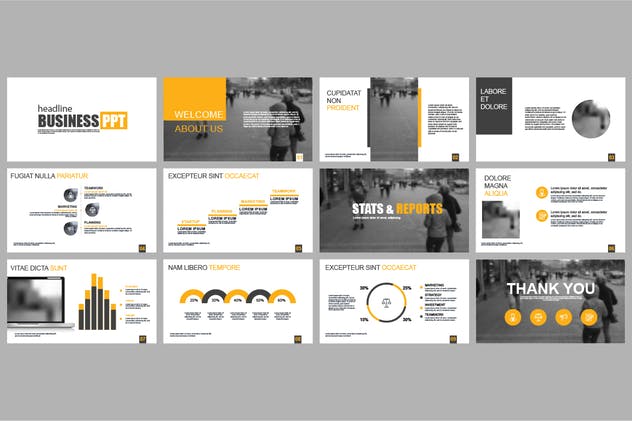 企业市场营销报告PPT演示模板素材 Powerpoint Templates插图(7)