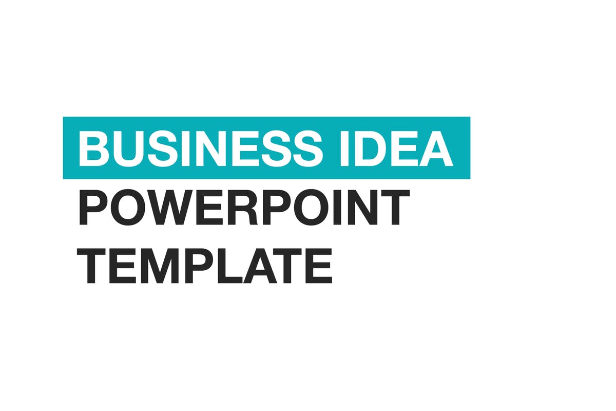 极简风格商业计划PPT模板素材 Business Idea PowerPoint template插图
