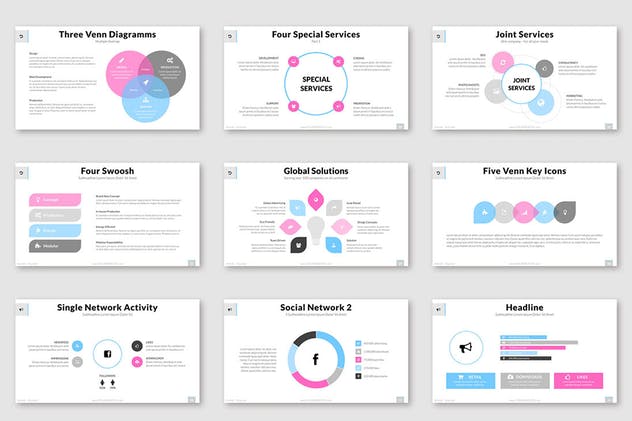 商业报告或创意设计演示Keynote幻灯片模板 Anim8 – Keynote Presentation Template插图(12)