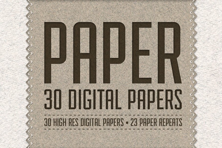 30款数码工匠艺术和手工纸张纹理 Paper Pack: 30 Digital Papers插图