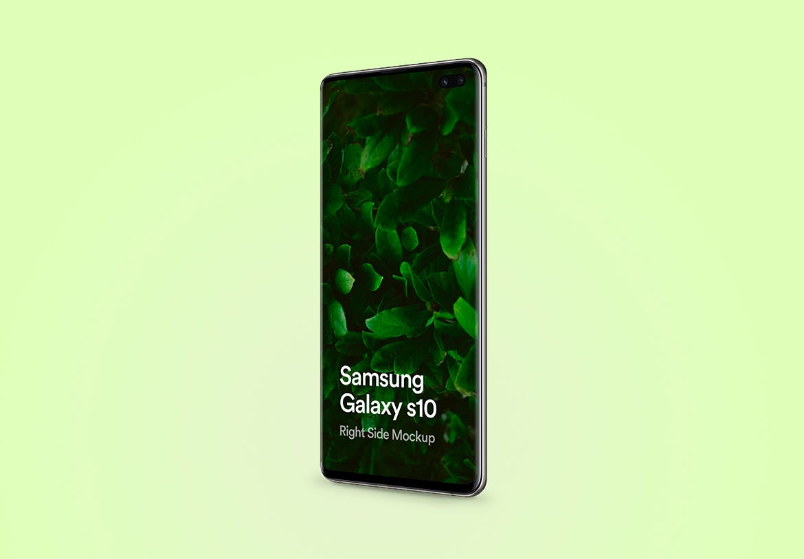 三星智能手机Galaxy S10样机模板 Samsung Galaxy S10 Mockup插图(2)