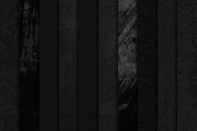 50款单反微距拍摄经典黑色肌理纹理背景 Bundle Black Textures Vol1 x50插图(3)
