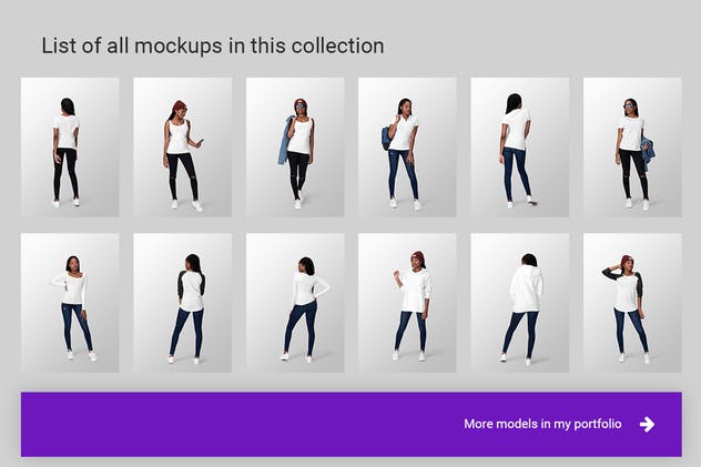 时尚品牌T恤上身服装样机模板Vol.13 Ultimate Apparel Mockup Vol. 13插图(4)