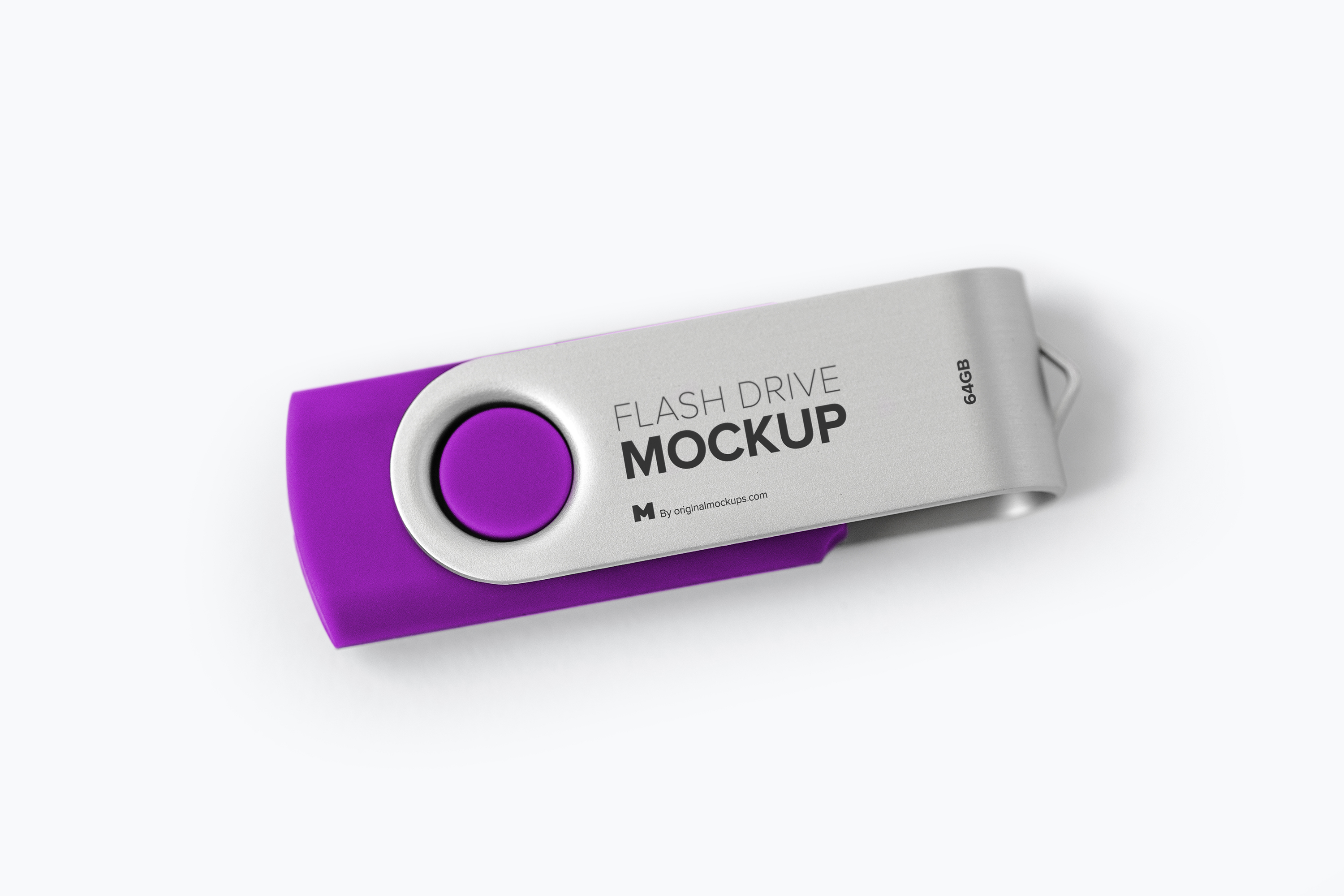 创意U盘外观设计效果图样机模板01 USB Flash Drive Mockup 01插图