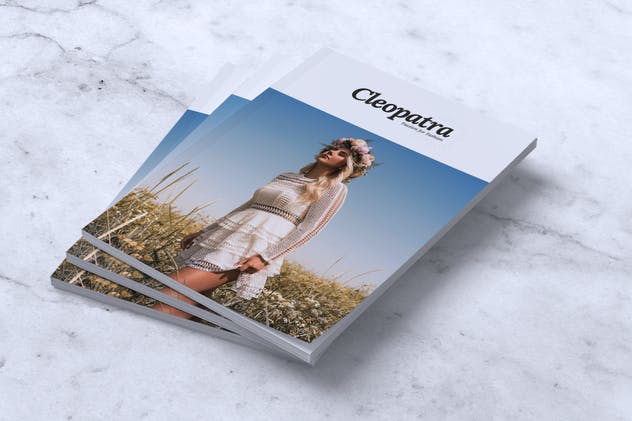 时尚服饰产品目录设计时尚杂志设计模板 CLEOPATRA Lookbook Magazine Fashion插图(11)