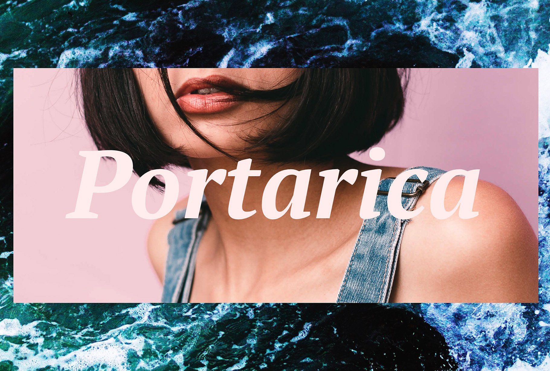 夏季热带主题剪贴簿/拼贴风格PPT幻灯片模板 PORTARICA – Powerpoint Template插图(1)