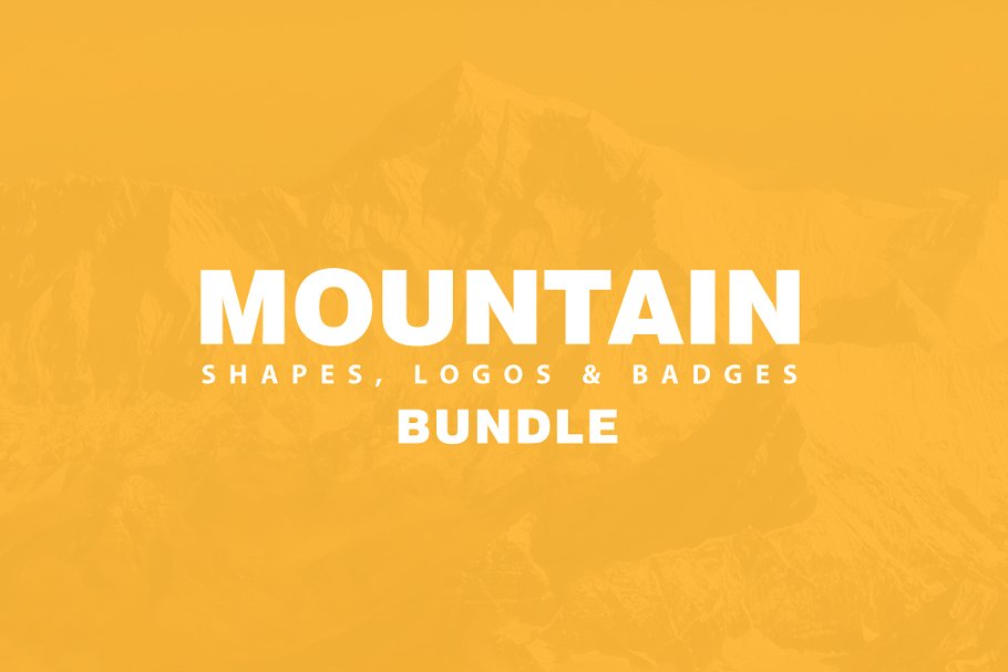 山地相关主题Logo模板合集 Mountain Related Bundle插图